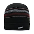 Miniatyrbild 8 av 10: Neulotut Stripe Beanies Talvi Syksy Hatut PUNAINEN Red