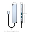 Miniatyrbild 6 av 10: USB C HUB Type-C splitter 6-I-1 TYPE B 6-in-1 Type B