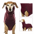 Miniatyrbild 4 av 10: Hund Tröja med hög krage Pet Hoodie Kappa MÖRKGRÅ XXXXXL dark grey XXXXXL