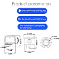 Miniatyrbild 2 av 6: 10 STK Touch Sensor Switch Lys Tænd/Sluk 10PCS