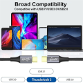 Miniatyrbild 7 av 10: Typ C-kabel USB 3.1 Gen 2 0.5M 0.5m