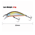 Miniatyrbild 4 av 10: 2kpl Uppoavat Minnow Baits -kalakoukut B B B