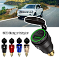 Miniatyrbild 4 av 10: USB Oplader Adapter QC 3.0 Quick Charger SORT BLÅ SORT BLÅ Black Blue