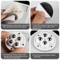 Miniatyrbild 4 av 10: 4st/ Set Mute 4 Beads Ball Universal Ball Pulley SVART Black