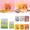 Miniatyrbild 10 av 10: 6 stk Gavepose Slikpakke 15X8X21CMZEBRA ZEBRA 15x8x21cmZebra