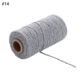 Miniatyrbild 1 av 10: 100 meter/rulle Bomuldssnore Twin String DIY Rope 14 14