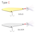 Miniatyrbild 5 av 10: 9,9 cm 23 g paljettbete Abborre Bionic Bait SILVER C-11G C-11G silver C-11g-C-11g