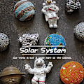 Miniatyrbild 8 av 10: Jääkaappimagneetti Magneettiset tarrat SPACESHIP-A