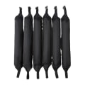 Miniatyrbild 1 av 9: 6st Lazy Curling Wand Foam Curling Magic SVART Black