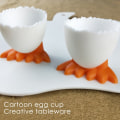 Miniatyrbild 9 av 10: 1/2/4 stk Eggekoppholder Kjøkkenutstyr 4 stk 4pcs