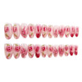 Miniatyrbild 2 av 4: 24 stk Fake Nails Langt ovalt hode