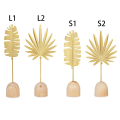 Miniatyrbild 3 av 10: Golden Leaf Ornament Smidesjärnshantverk L2 2 L2
