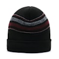 Miniatyrbild 7 av 10: Neulotut Stripe Beanies Talvi Syksy Hatut PUNAINEN Red