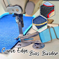 Miniatyrbild 8 av 10: Curve Edge Bias Binder Splejsningsklud Værktøj Symaskine 34MM