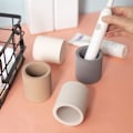 Miniatyrbild 4 av 10: Elektrisk tandborsthållare Tandborstbas BEIGE beige