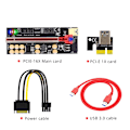 Miniatyrbild 8 av 10: Riser Card PCI-E PUNAINEN Red