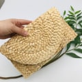 Miniatyrbild 7 av 10: Corn Fur Woven Bag Square Clutch Bags LÄTT KAFFE light coffee