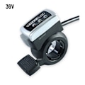 Miniatyrbild 1 av 10: E-sykkel Tommel Gass Batterinivå Display 36V 36V 36V