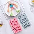 Miniatyrbild 9 av 10: Påsk Halloween Skeleton Form ROSA pink