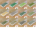 Miniatyrbild 2 av 6: 32 stk/æske kunstgræs små blomstertotter 04 04 04