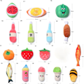 Miniatyrbild 5 av 10: Fleece Squeak Toy Dog Play Funny Pet Puppy Chew 12 12