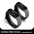 Miniatyrbild 8 av 10: Carbon Fiber Strap Blødt etui armbånd til XIAOMI BAND 4 For Xiaomi band 4