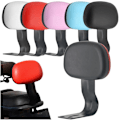 Miniatyrbild 6 av 10: El-cykelryglæn E-cykelryg Lazyback SORT black