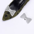Miniatyrbild 9 av 10: 1 par Bow Shoe Clips Skospännen 1 1 1