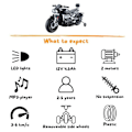 Miniatyrbild 6 av 6: Eldsmotorcykel Barn Triumph Rocket 3GT - 12V - 2 till 5 år - Svart Svart