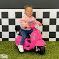Miniatyrbild 1 av 6: Eltruck för barn - Vespa GTS - 6V - 1 till 3 år - Rosa Rosa