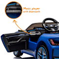 Miniatyrbild 3 av 6: Barnbil 12V - BMW i4 - 1 till 6 år - EVA-hjul - Blå Blå