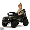 Miniatyrbild 2 av 6: Batteribil för Barn - Toyota FJ Cruiser - 12V - 1 till 6 år - Grön Grön