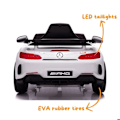 Miniatyrbild 4 av 6: Elbil Barn 12V - Mercedes GT-R AMG - 1 till 5 år - Vit Vit