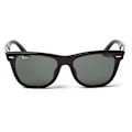 Miniatyrbillede 1 af 4: Solbriller - RAY-BAN - Wayfarer RB2140 901 - Sort - Grå linser - Kategori 3 beskyttelse Svart