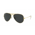 Miniatyrbild 4 av 4: Solglasögon - Ray-Ban - RB3025 AVIATOR LARGE METAL - Svart guld - 62 mm - Unisex Svart guld
