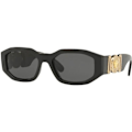 Miniatyrbillede 1 af 2: Versace Solbriller THE CLANS VE 4361 SORT-GRÅ unisex 53-18-140 Svart
