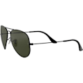 Miniatyrbillede 3 af 4: Solbriller - Ray-Ban - Aviator Frames Unisex - Sort/Grå/Grøn - Klassisk Svart/Grå/Grön(l2823)