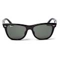 Miniatyrbillede 2 af 4: Solsikker - Ray-Ban - Wayfarer RB2140 901 - Sort - Klassisk - Voksen