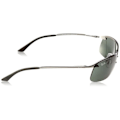 Miniatyrbild 4 av 4: Ray-Ban RB3183 Top Bar rektangulära solglasögon - Metallic Grå - Skyddsindex 3