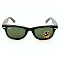 Miniatyrbillede 4 af 4: RAY BAN Unisex Wayfarer RB2140 sorte solbriller Svart