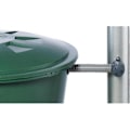 Miniatyrbillede 3 af 3: Regnvandsopsamler (til nedløbsrør 70-100 mm, regnvandsindsamler til regnvandstønder, til tagflader op til 80 m²) 503070, grå