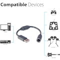 Miniatyrbillede 3 af 5: kabler – Xbox 360 PC og Xbox360 kablet controller adapter, USB{DH}