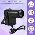 Miniatyrbilde 4 av 5: 15W RGBW LED Scenelys Pinspot Beam Spotlight Profesjonell DJ DISCO Party KTV Bakgrunnsbelysning Scenelys