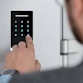 Miniatyrbild 5 av 5: Konsument Elektronisk Säkerhetsdörr Åtkomstkontroll Knappsats Fristående Knappsats Stödjer 2000 Användare Dörrlås Knappsats Kontroller Garage Nyckelfri Inmatningspanel