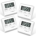Miniatyrbillede 1 af 5: Sæt med 4 timere, køkkentimer, digital køkkentimer, æggetimer, med høj alarm{EE}