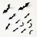 Pikkukuva 1 / 5: Halloween 3D lepakko seinäkoriste tarrat