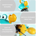 Miniatyrbilde 5 av 5: Krypende Krabbe Babyleke for 3-12M, Sensorisk Magetid & Lærende Krypelek med Lys & Lyd