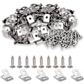 Miniatyrbillede 1 af 5: 100 stk. Hegnclips i rustfrit stål, husdyrhegnclips {HH}