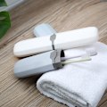 Miniatyrbillede 2 af 5: 2 stk. Rejse Tandbørste Etui 20x5,5cm Bærbar Tandbørste{HH}