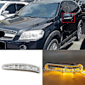 Miniatyrbild 2 av 5: En uppsättning bil-backspegelblinkers och LED-lampor för sidospegel kompatibla med Chevrolet Captiva 2007-2014